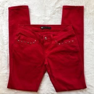 Levi's 524 Too Superlow Studded Skinny Jeans